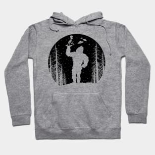 Bigfoot Ufo Alien Abduction Ufos Hoodie